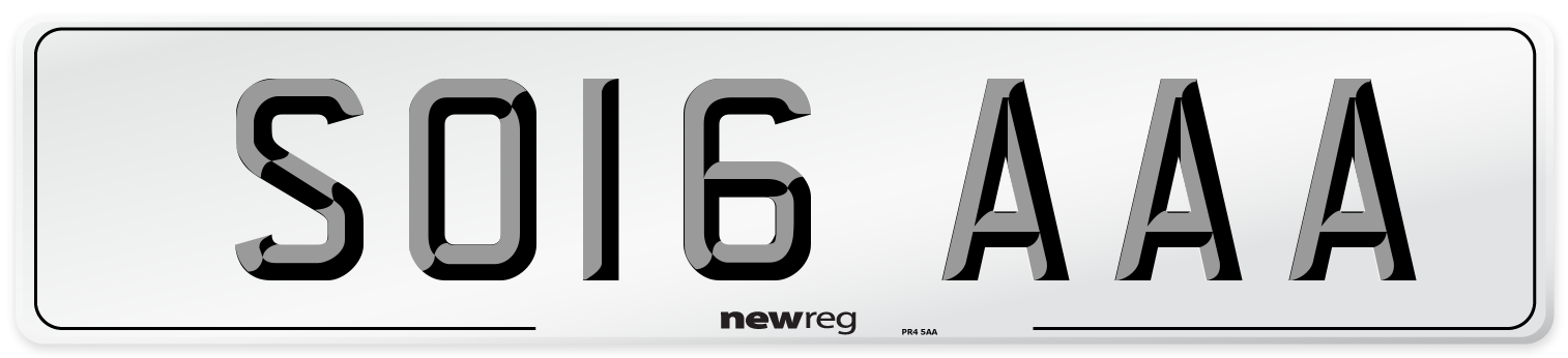 SO16 AAA Number Plate from New Reg
